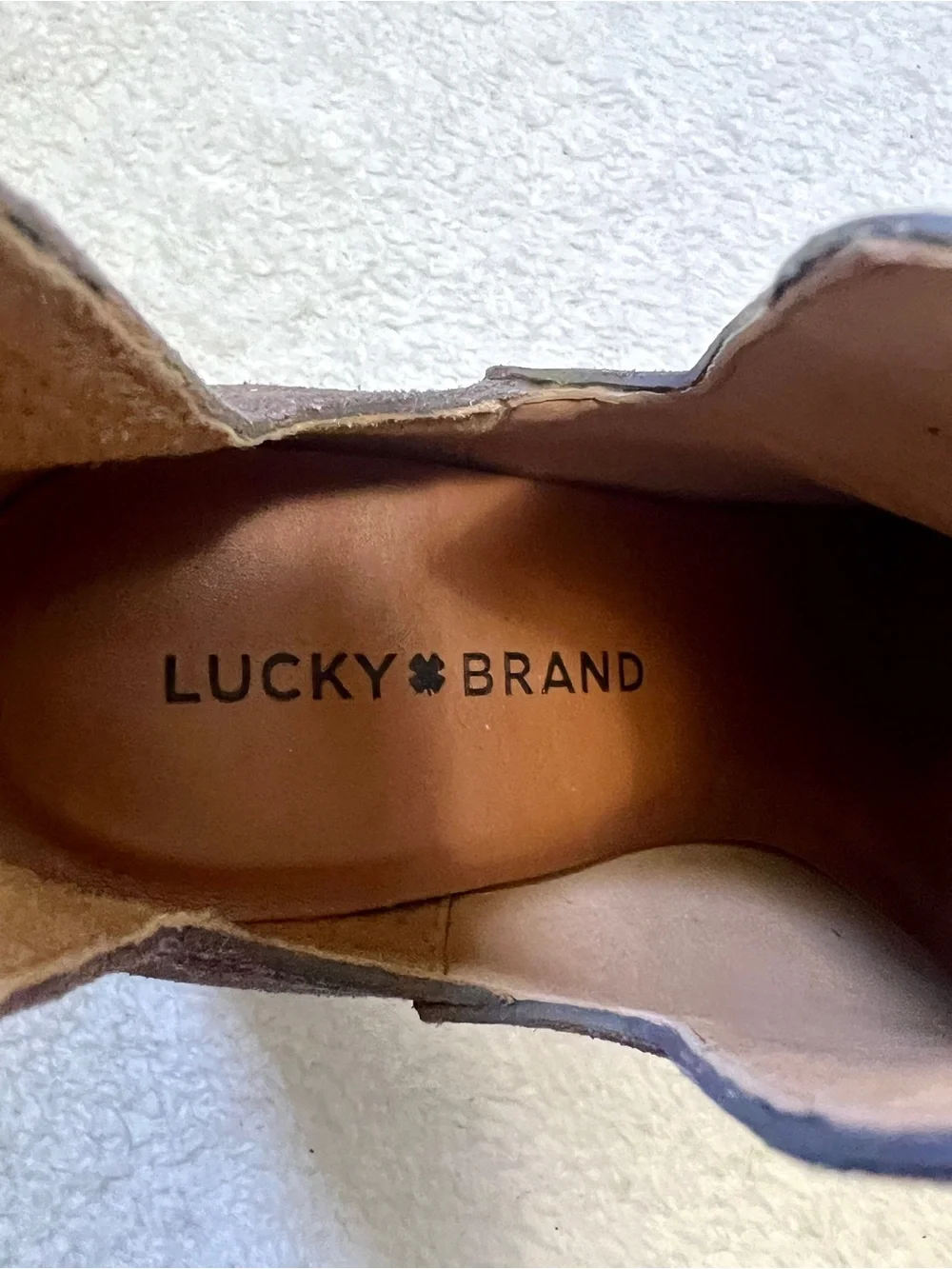 Lucky Brand Jabilo Leather Suede Booties - Size 7.5